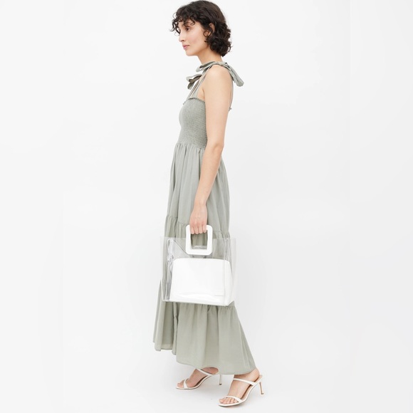 STAUD - Shirley Bag with White Leather Insert - Picture 2 of 10